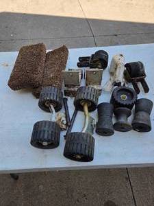 lot 44 image: Boat Trailer Rollers & Misc