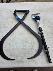 lot 87 image: Ice Tongs & Auger Extension (UNUSED)