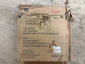 lot 1 image: 9ct of 16x16in Picture Frames