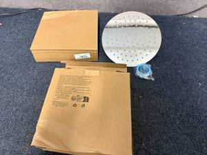 lot 46 image: 2 Stainless Steel 8in Rain Shower Head