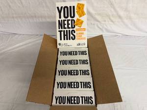 lot 115 image: 6 Boxes of Cheddar Almond Flour Crackers