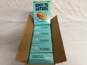 lot 140 image: 6 Back to Nature Stoneground Wheat Crackers