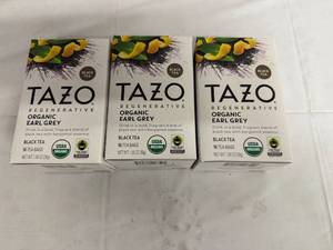 lot 155 image: 4 Packs of Tazo Earl Gray Tea