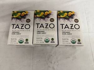 lot 156 image: 5 Packs of Tazo Earl Gray Tea