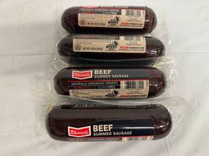 lot 159 image: 4 Klements Beef Summer Sausage