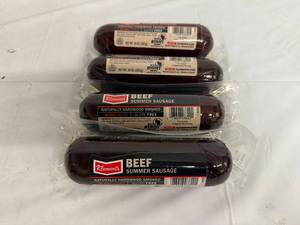 lot 161 image: 4 Klements Beef Summer Sausage