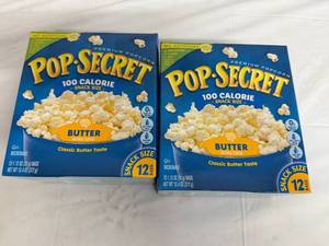 lot 192 image: 2 Boxes of Pop Secret Low Calorie Popcorn