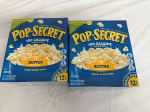 lot 193 image: 2 Boxes of Pop Secret Low Calorie Popcorn