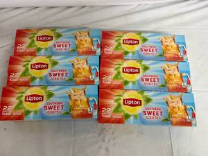 lot 194 image: 6 Packs of Lipton Sweet Iced Tea Bags