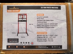 lot 65 image: LHR-SP20 Shop press