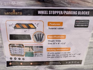 lot 166 image: Wheel Stops  Parking Blocks