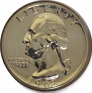 1962-P | Gem Proof Washington Quarter | BU Condition