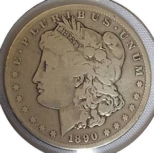 lot 10 image: 1890 Morgan - CC Circulated  Nice Coin