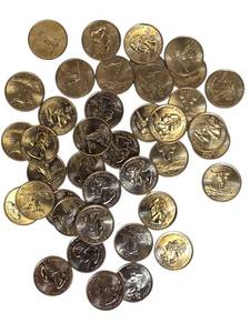 lot 14 image: Roll of Uncirculated Montana D  Mint Quarters - Very Nice 
