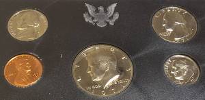 lot 36 image: 1971 Proof Set, San Francisco Mint (S) Nice Coin Set
