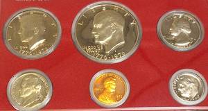 lot 49 image: 1975 S Proof Set Dual Year 1975-1976 Nice Set