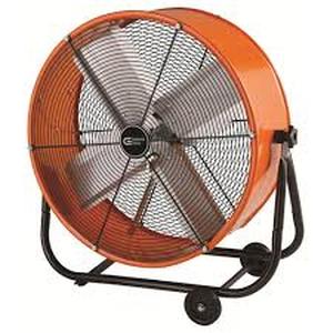 lot 21 image: Commercial Electric 24 in. 2-Speed Heavy Duty Tilt Drum Fan Customer Returns See Pictures