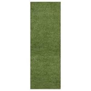 lot 23 image: Ottomanson Evergreen Collection 7 ft. x 15 ft. IndoorOutdoor Green Realistic Feel Artificial Grass Runner Rug,15ft. x 6ft. 6in. Customer Returns See Pictures