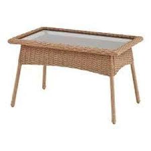 lot 48 image: Stylewell Eastlake Woven Coffee Table Honey Brown Finish  Customer Returns See Pictures