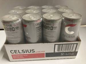 lot 65 image: Celsius Raspberry Acai Green Tea