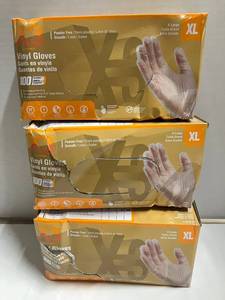 lot 70 image: XL Vinyl Gloves