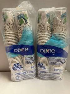 lot 27 image: Dixie PerfecTouch Cups and Lids