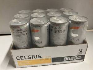 lot 105 image: Celsius Peach Mango Green Tea