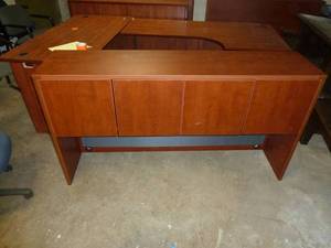lot 102 image: Cherry Top cabinet 66 w x 36 High