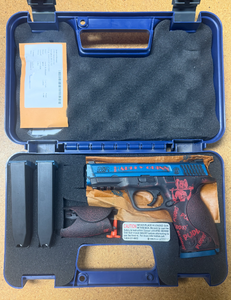 Smith & Wesson M&P 9mm 4 1/8” Barrel With Custom Harley Quinn Coating BRAND NEW MSRP $849 with coating