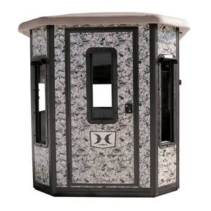 lot 13 image: The Office  Deer Blind with 10 Premium Towerbase - Retails for $4999.00
