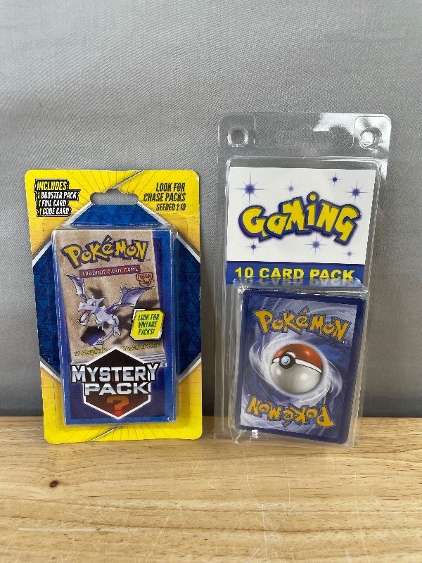 lot 36 image: Pokemon Trading Card Game Mystery Pack & Additional 10 Card Pack - Brand New