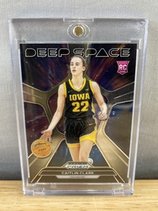 lot 18C image: 2024 Caitlin Clark Panini Prizm Draft Picks Deep Space Rookie Card - WNBA & Iowa Hawkeyes