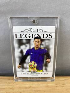 lot 417 image: Leaf Legends Cristiano Ronaldo Soccer Trading Card