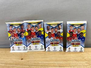 lot 427 image: Topps Match Attax Extra Soccer Card Packs 202122 - 4 Brand New Packs