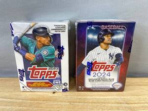lot 431 image: Topps 2023 and 2024 Baseball Card Box Lot - Series 1 and Series 2 - Brand New