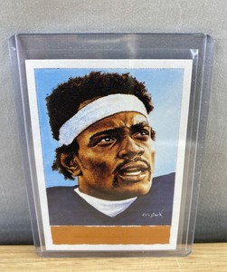 lot 453 image: 2001 Walter Payton Topps Gallery Art NFL Card - Chicago Bears