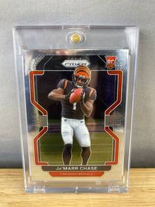lot 10C image: 2021 Panini Prizm JaMarr Chase NFL Rookie Card - Cincinnati Bengals J