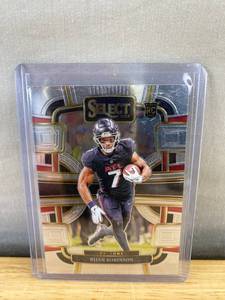 lot 483 image: Bijan Robinson 2023 Select NFL Rookie Football Card - Atlanta Falcons