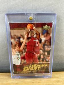 lot 19C image: 2003-04 Upper Deck LeBron James NBA Diary Basketball Rookie Card - Cleveland Cavs J