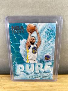lot 500 image: 2024-25 Panini Hoops Pure Players Stephen Curry NBA Basketball Card - Golden State Warriors J