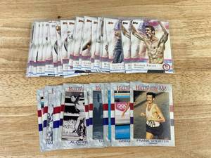 lot 502 image: 1991 and 2012 Topps US Olympic Card Lot - 47 Total Cards J