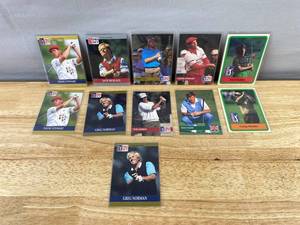 lot 509 image: 11 Golf Hall of Fame Trading Cards Payne Stewart, Jack Nicklaus, Greg Norman J