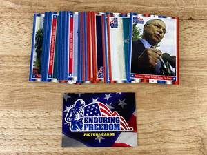 lot 511 image: 2001 Topps Enduring Freedom Trading Cards - 29 Card Lot J