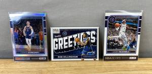 lot 547 image: 2024-25 NBA Panini Hoops Timberwolves Basketball Card Lot - Dillingham, McDaniels, DiVincenzo