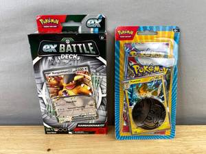 lot 40A image: Pokemon ex Battle Deck Kangaskhan ex and Pawmot Booster Pack Lot - Brand New
