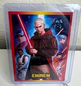 lot 607 image: Custom Heat SSP Eminem Star Wars Trading Card M