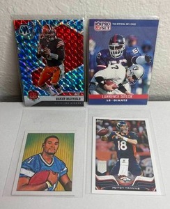 lot 616 image: NFL Football Hall of Famer Trading Card Lot - Peyton Manning, Calvin Johnson, More M