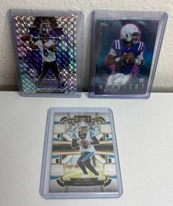 lot 618 image: NFL Football RookieStar QB Card Lot - Jackson, Young, Richardson Panini & Topps M