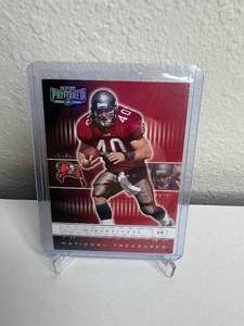 lot 619 image: NFL Football 2001 Playoff Preferred Mike Alstott National Treasures Card Numbered 219400 M