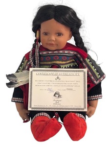 lot 66R image: BR2 - Original Traditions 22 Inch Porcelain Doll with Certificate of Authenticity